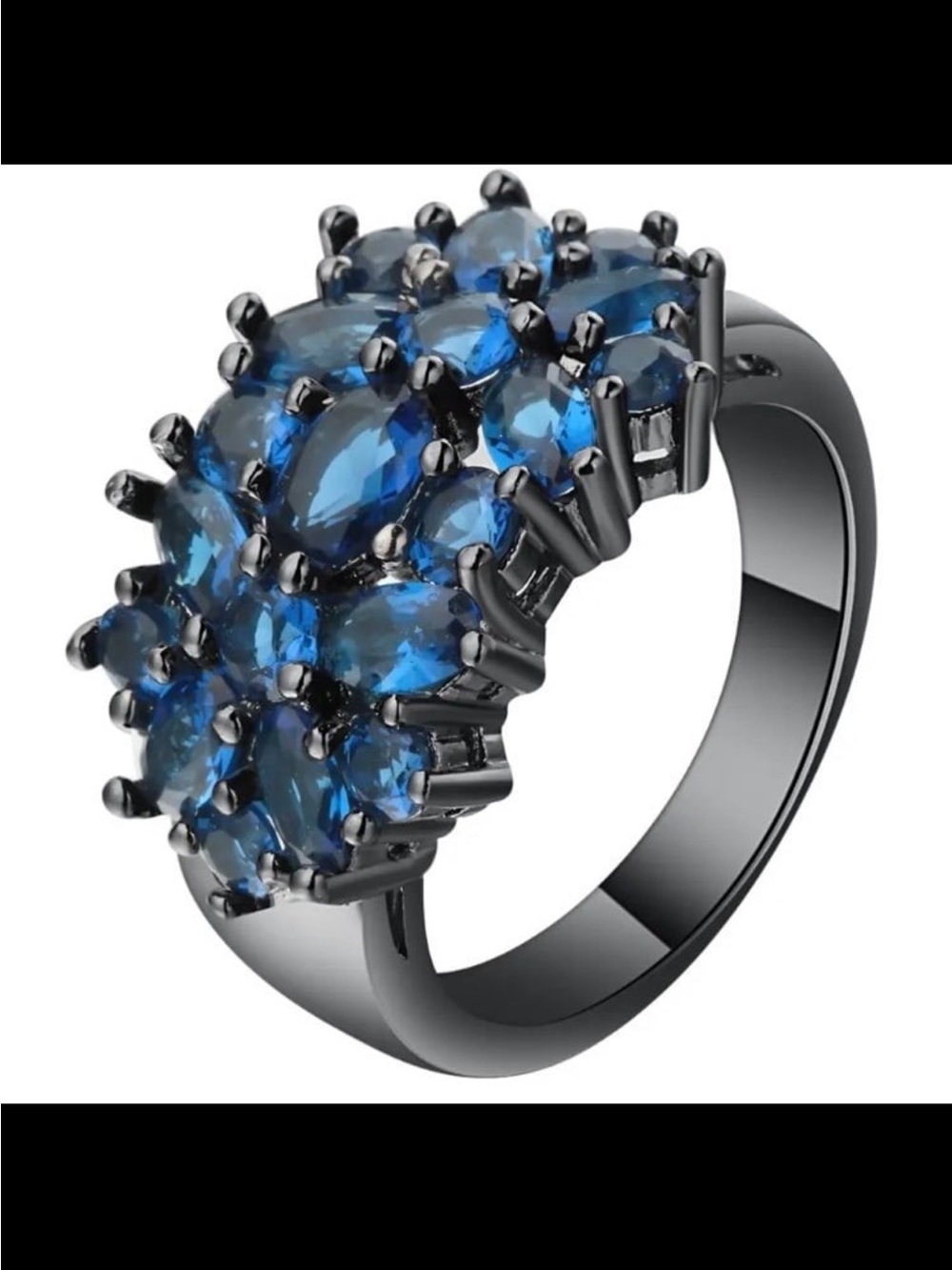 Gorgeous Swarovski elements ring size 7 HRFB1